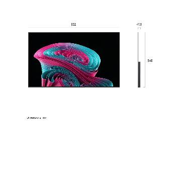 LG OLED evo C6 AI TV:ns alpha 11 AI Processor 4K Gen3 lyser i lila och blått ljus på ett mörkt kretskort och framhäver Dual AI Engine och levererar NPU upp till 5,6x snabbare, CPU 50 % snabbare och GPU 70 % starkare prestanda.